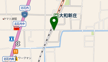 北花内JR地区コミュニティセンターの地図画像
