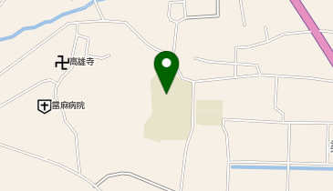 當麻小学校体育館の地図画像