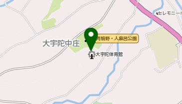 大宇陀体育館の地図画像