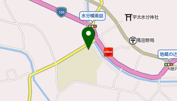 菟田野中学校の地図画像