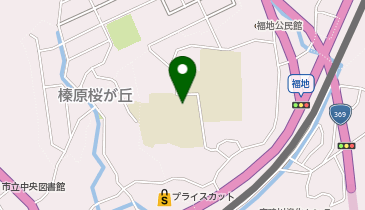 榛原中学校の地図画像