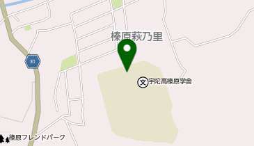 榛生昇陽高等学校の地図画像