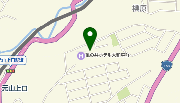 かんぽの宿大和平群の地図画像