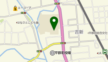 平群小学校の地図画像