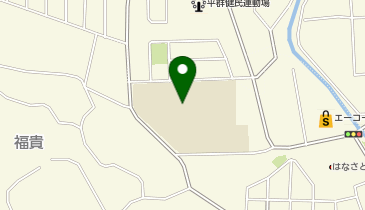 平群中学校の地図画像