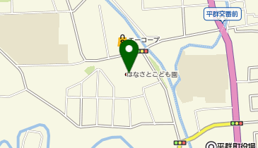はなさとこども園の地図画像