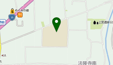 斑鳩町立斑鳩東小学校の地図画像