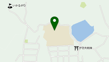 斑鳩町立斑鳩中学校の地図画像