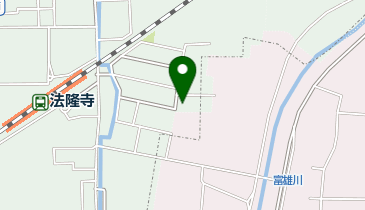 斑鳩町立あわ保育園の地図画像