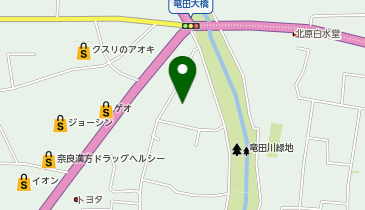 斑鳩町西公民館の地図画像