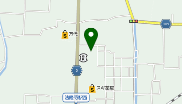 斑鳩町東公民館の地図画像