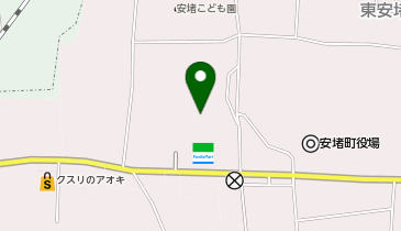 安堵町立安堵小学校の地図画像