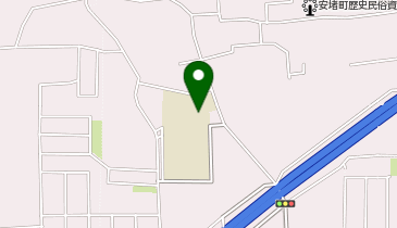 安堵町立安堵中学校の地図画像