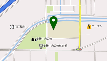 安堵町立安堵こども園の地図画像