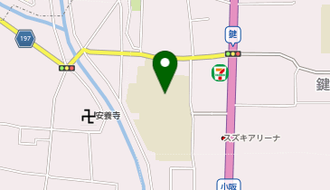 北中学校の地図画像