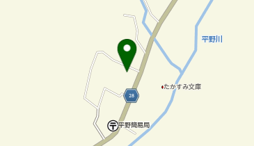 平野公民館前広場の地図画像