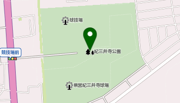 紀三井寺公園の地図画像
