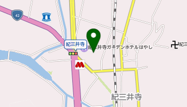 紀三井寺ガーデンホテルはやしの地図画像
