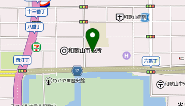 和歌山城ホールの地図画像