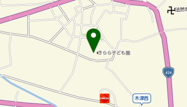 きらら子ども園の地図画像