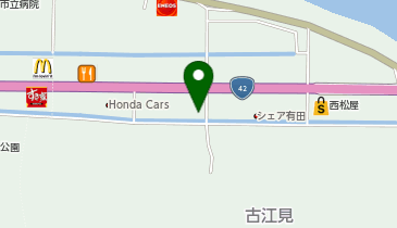 古江見老人憩いの家の地図画像