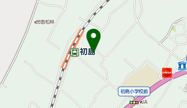 初島公民館の地図画像