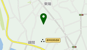 磯間覚照寺裏の高台の地図画像