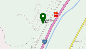 下附集落会館の地図画像