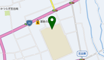 笠田中学校の地図画像