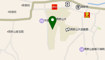 高野山小学校運動場の地図画像