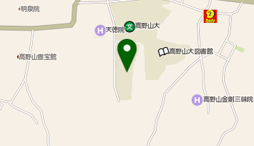 高野山小学校体育館の地図画像