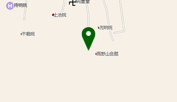 高野町民体育館の地図画像