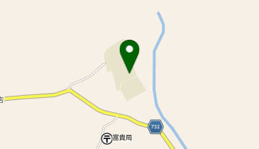 富貴小中学校体育館の地図画像