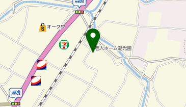 潮光園の地図画像