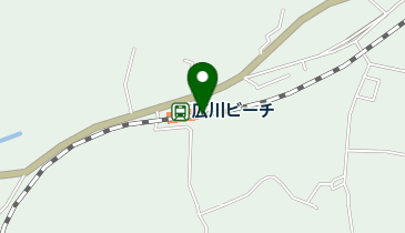 広川ビーチ駅前広場の地図画像