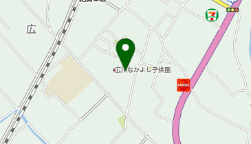 広川なかよし子ども園の地図画像