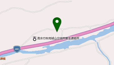 粟生住民センターの地図画像