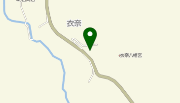 高台(衣奈八幡神社登り口付近)の地図画像