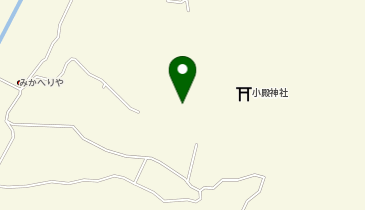 晩稲地区小殿神社の地図画像