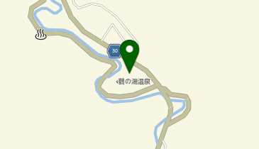 鶴の湯温泉の地図画像