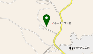 かわべテニス公園の地図画像