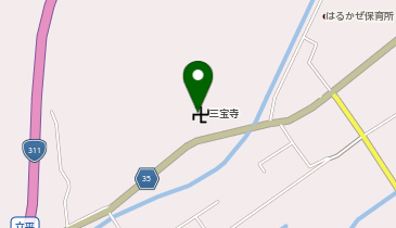 三宝寺の地図画像