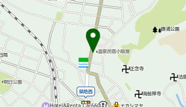 温泉民宿 小阪屋の地図画像