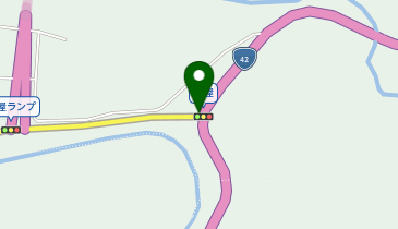 国道42号 市屋交差点付近の地図画像