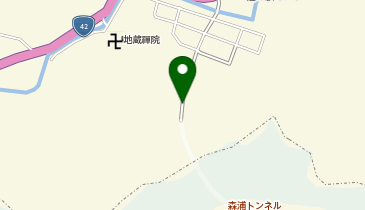 山中2号線の地図画像