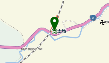 駅舎防災複合施設の地図画像