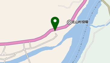 北山村村民会館の地図画像