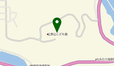 上野山にしき園の地図画像