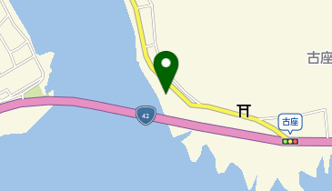 古座消防拠点施設の地図画像