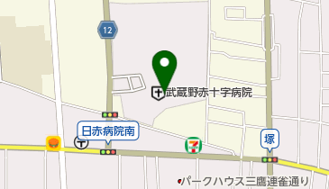 日本赤十字社 武蔵野赤十字病院 武蔵野市 医療機関 180 0023 の地図 アクセス 地点情報 Navitime